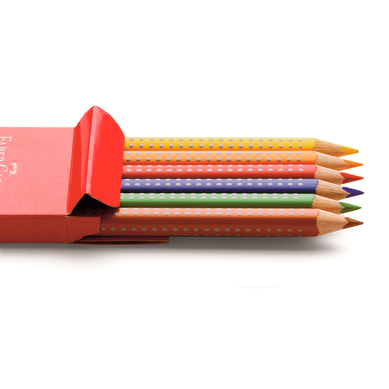 Jumbo Grip 水彩色鉛筆 6色セット