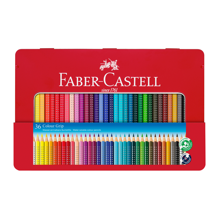 油絵絵の具*水彩絵の具*36色色鉛筆 Color Grip 水彩色鉛筆36色 – ファーバーカステル公式オンライン