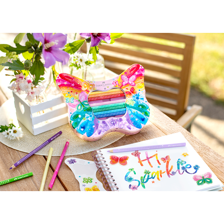 スパークル色鉛筆20色 バタフライ