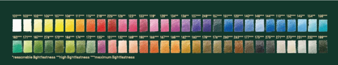 Polychromos 色鉛筆 ドリームカラー60色 特製スタンドセット