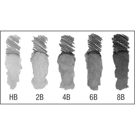 水彩グラファイト鉛筆5硬度セット