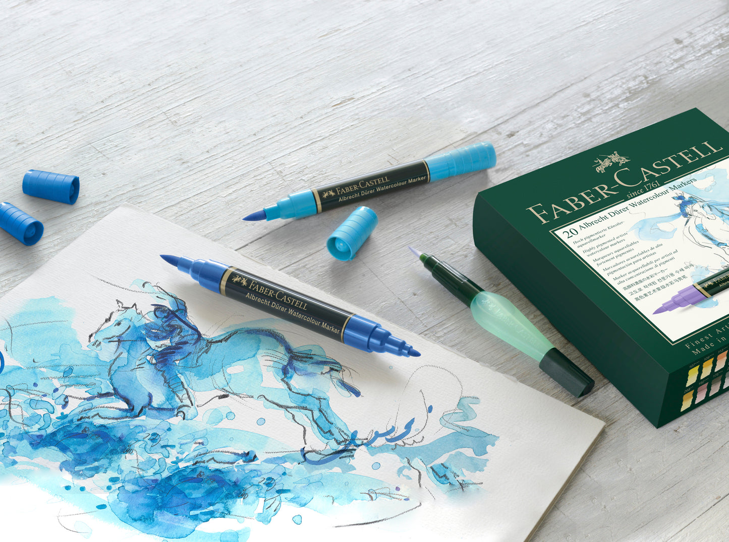 Albrecht Dürer水彩マーカー 20色