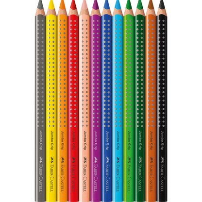 Jumbo Grip 水彩色鉛筆 12色セット