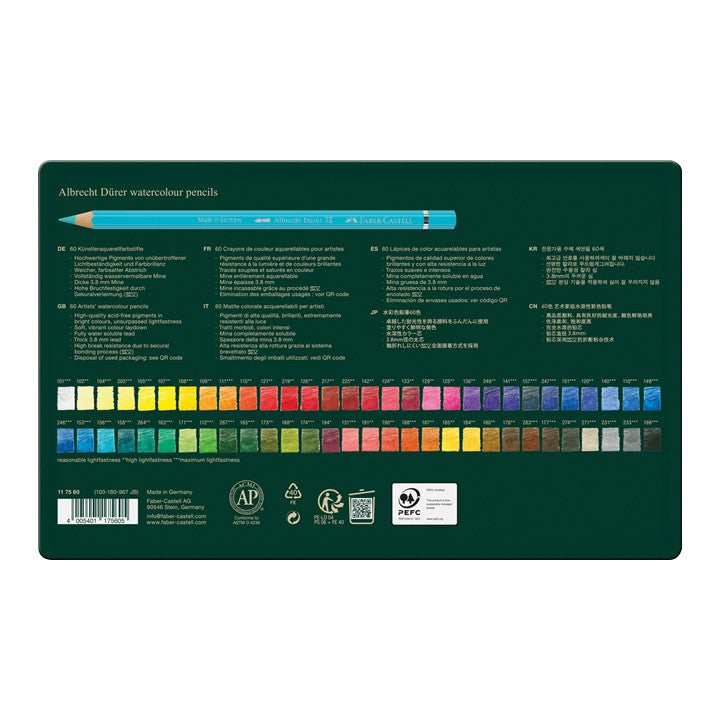 Albrecht Dürer 水彩色鉛筆60色