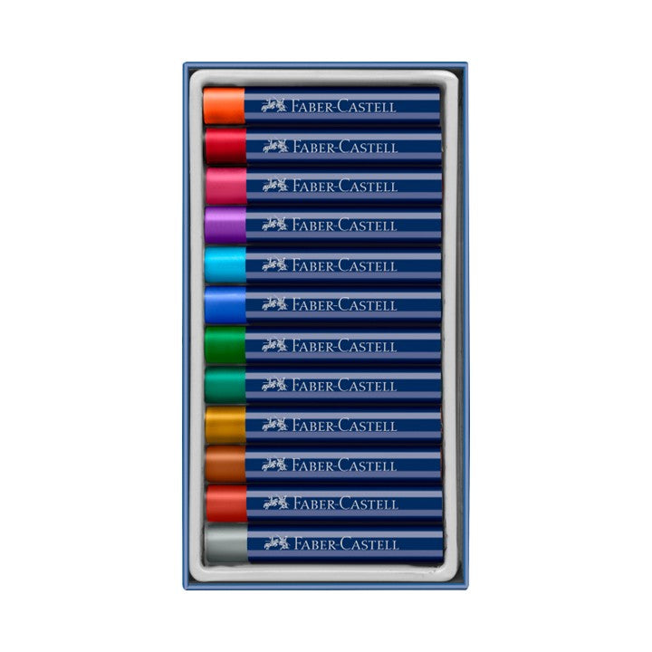 オイルパステル メタリックカラー 12色