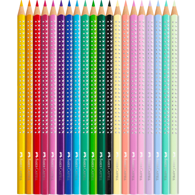 スパークル色鉛筆20色 バタフライ